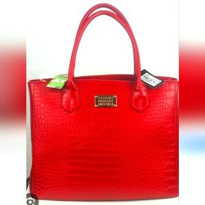 Red Snake skin Studio Badgley Mischka Bag